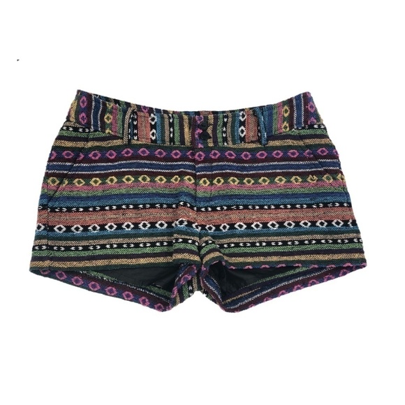 Sans Souci | Multi Colour Tribal Boho Shorts - Picture 1 of 6